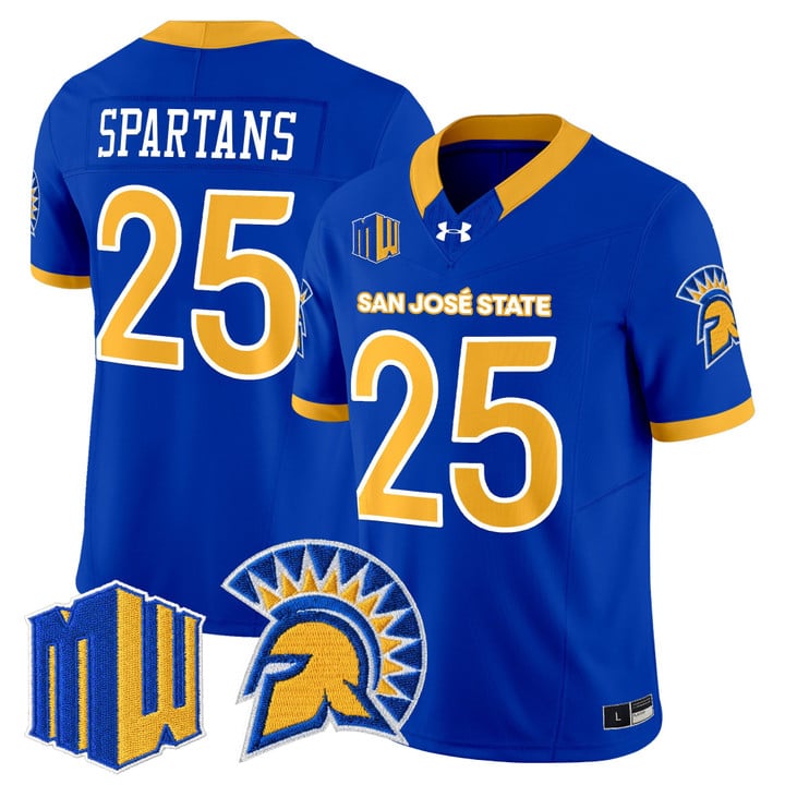Spartans Jersey #25 San José State Spartans 2025 Limited Stitched