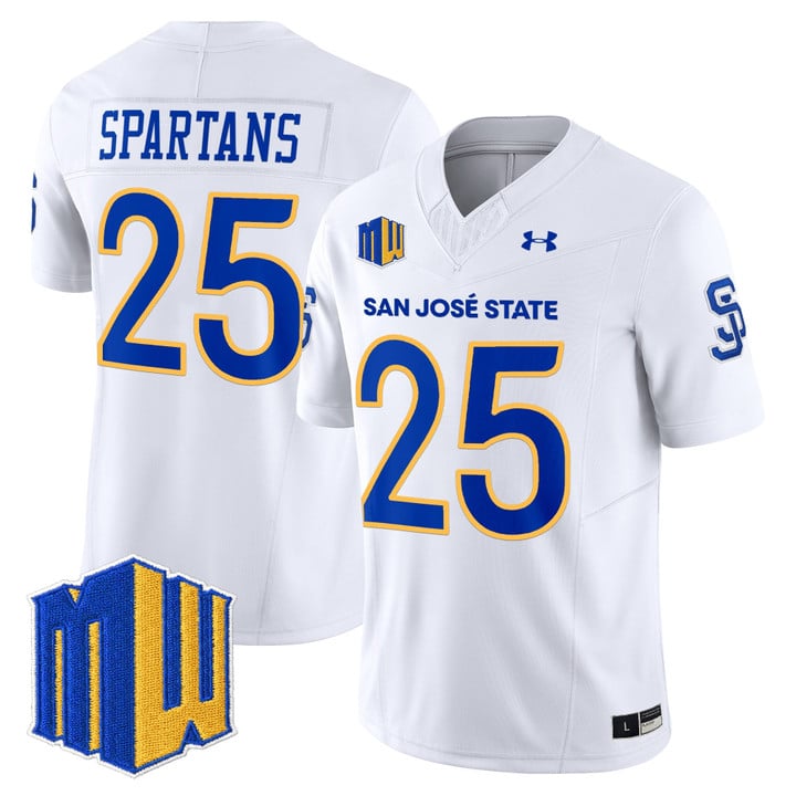 Spartans Jersey #25 San José State Spartans 2025 Limited Stitched