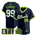 Spencer Strider Jersey #99 Atlanta Braves 2026 City Connect Outkast Stitched