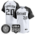 Spencer Torkelson Jersey #20 Detroit Tigers Gothic Edition Vapor Stitched