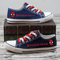 Spider-Man Low Top Canvas Sport Sneakers Shoes For Men Women Fans