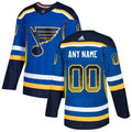 St. Louis Blues Royal Customized Drift Fashion Jersey Stitched