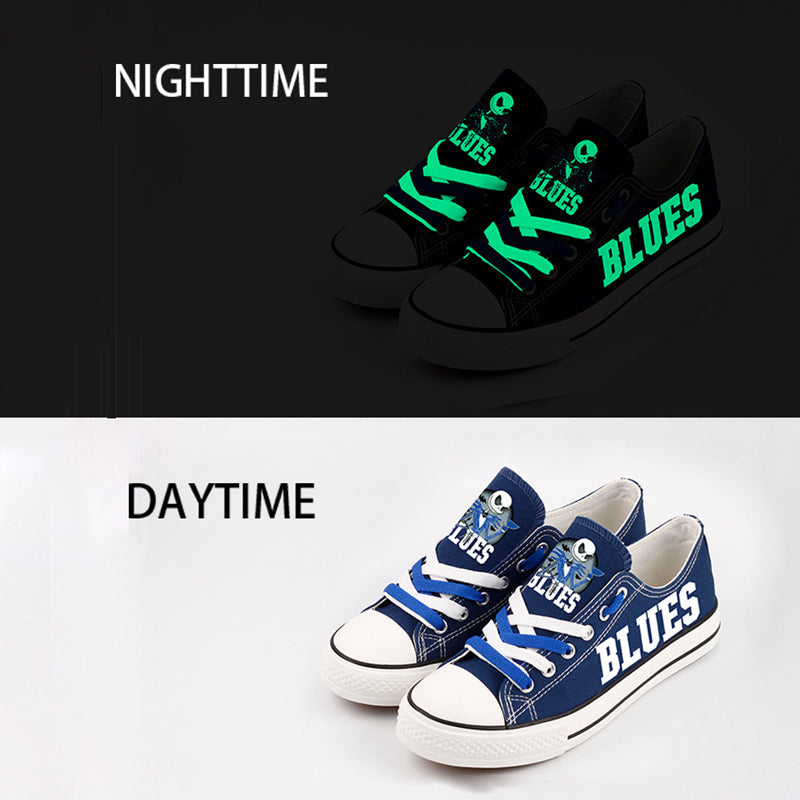 St. Louis Blues  Low Top Canvas Sport Sneakers Shoes For Men Women Fans