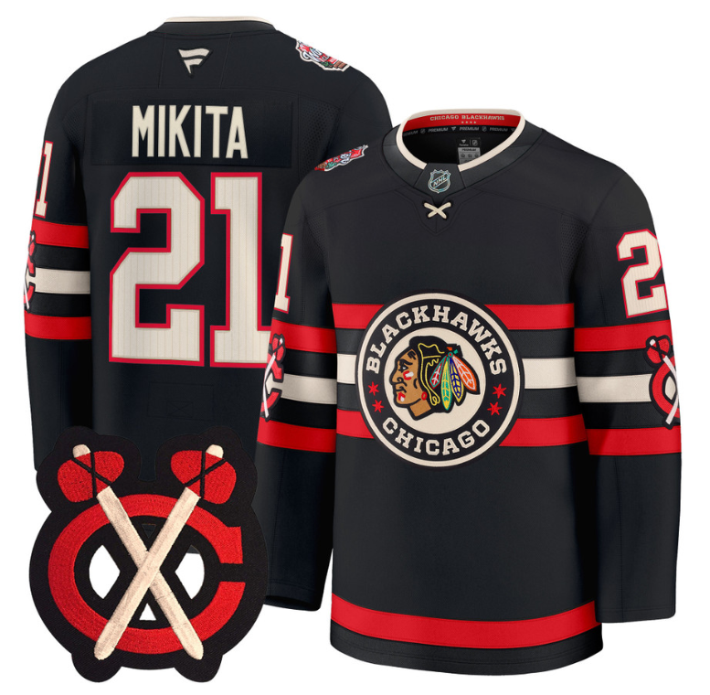 Stan Mikita Jersey #21 Chicago Blackhawks Premium All Stitched