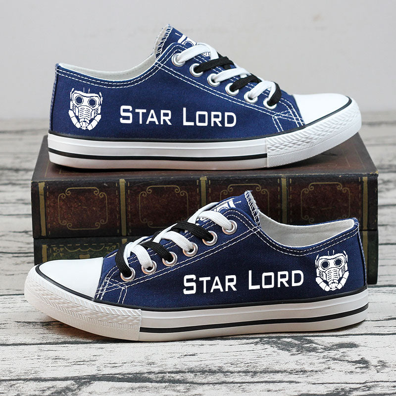 Star Lord Low Top Canvas Sport Sneakers Shoes For Men Women Fans