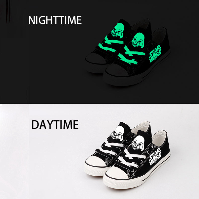 Star Wars Low Top Canvas Sport Sneakers Shoes For Men Women Fans