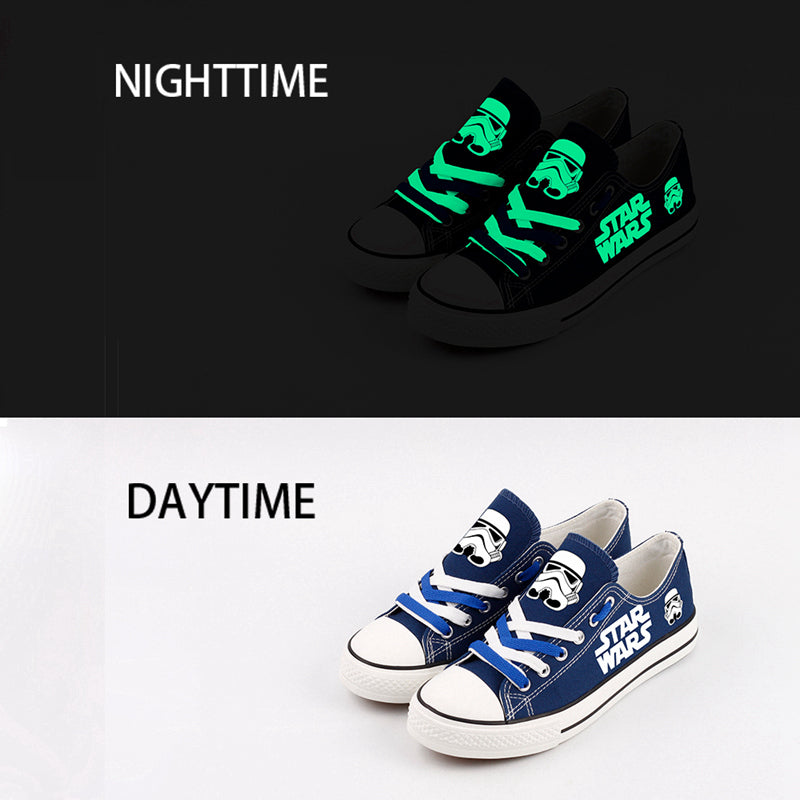 Star Wars Low Top Canvas Sport Sneakers Shoes For Men Women Fans