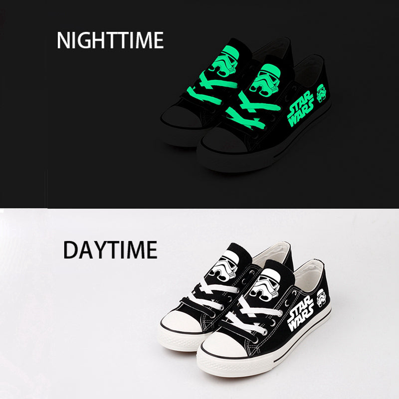 Star Wars Low Top Canvas Sport Sneakers Shoes For Men Women Fans