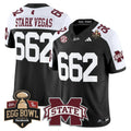 Stark Vegas Jersey #662 Mississippi State Bulldogs 2025 Egg Bowl Stitched