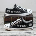 Steel Low Top Canvas Sport Sneakers Shoes For Men Women Fans