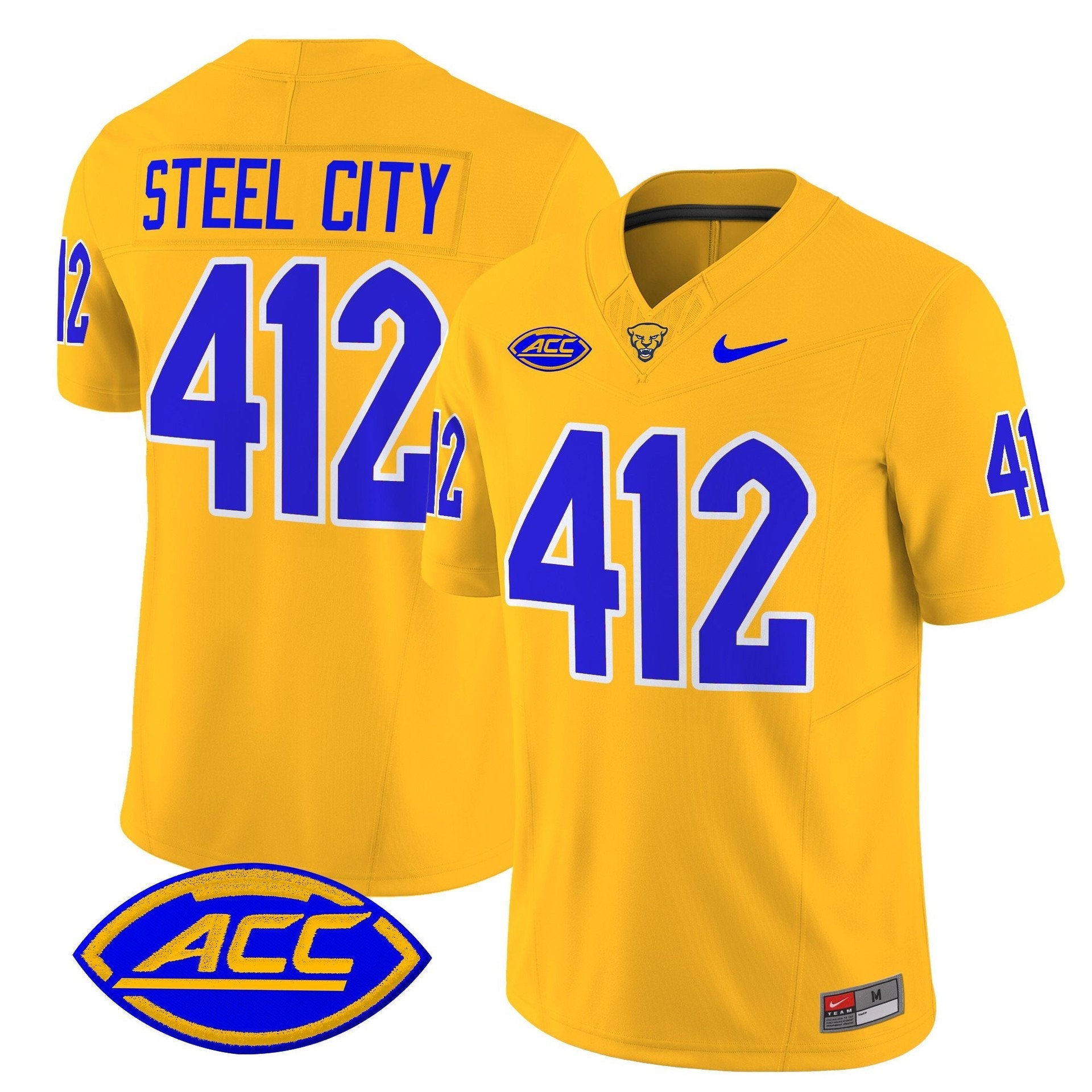 Steel City Jersey #412 Pittsburgh Panthers 2025 Limited Stitched