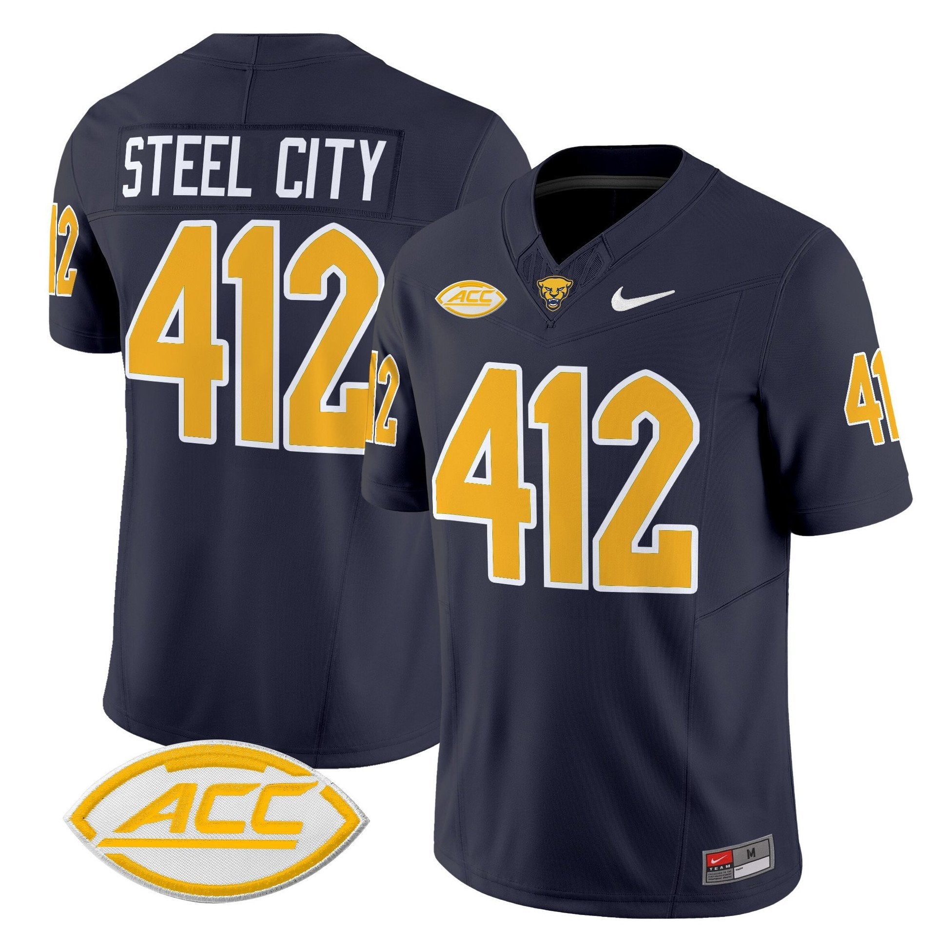 Steel City Jersey #412 Pittsburgh Panthers 2025 Limited Stitched