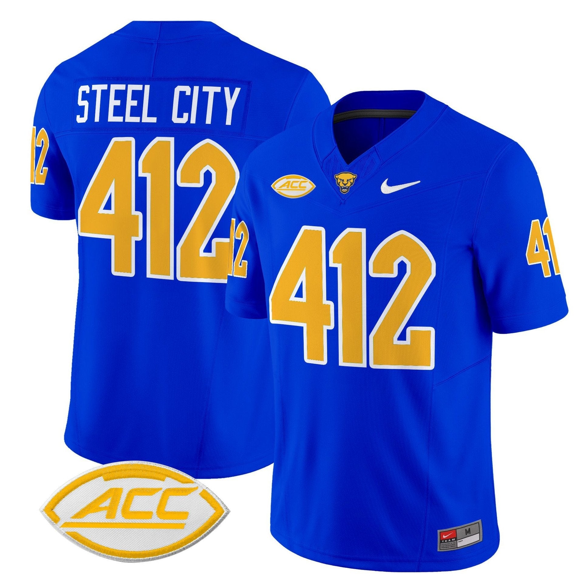 Steel City Jersey #412 Pittsburgh Panthers 2025 Limited Stitched