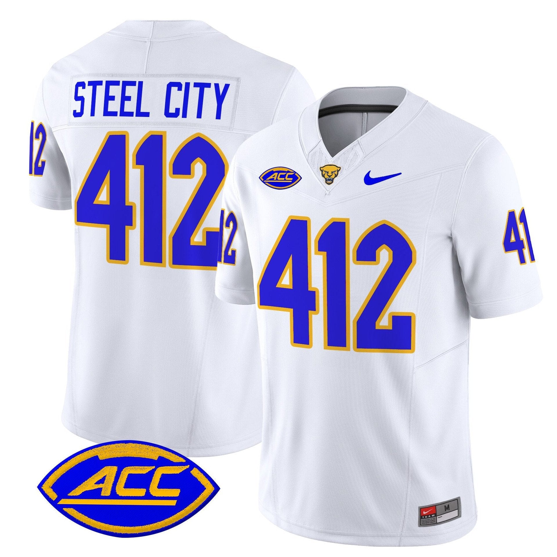 Steel City Jersey #412 Pittsburgh Panthers 2025 Limited Stitched
