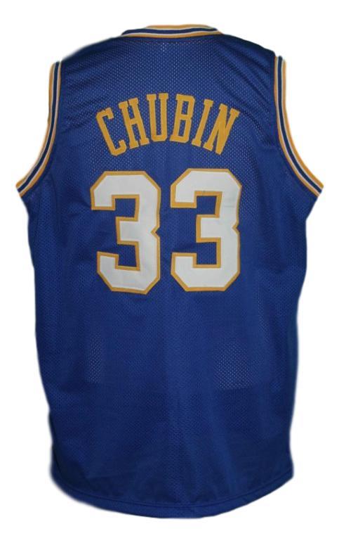 Steve Chubin Jersey #33 Indiana Aba Basketball Sewn Blue