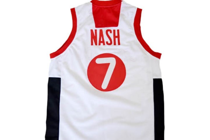 Steve Nash Jersey #7 Team Canada Basketball White
