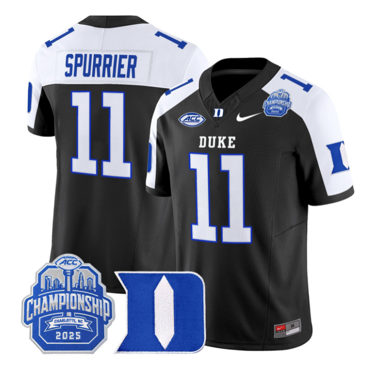 Steve Spurrier Jersey #11 Duke Blue Devils 2025 ACC Championship Stitched