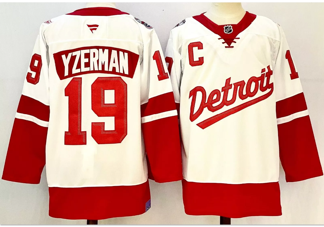 Steve Yzerman Jersey #19 Detroit Red Wings 2025 Stadium Series Stitched