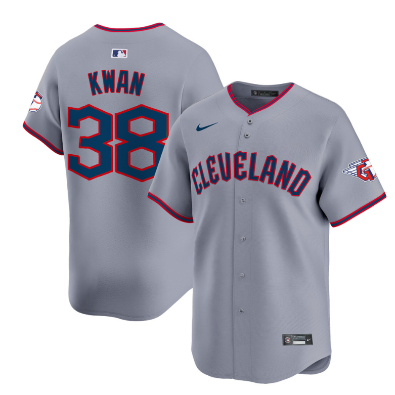Steven Kwan Jersey #38 Cleveland Guardians 2025 Vapor Premier Limited All Stitched