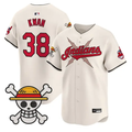 Steven Kwan Jersey #38 Cleveland Indians One Piece Premier Stitched
