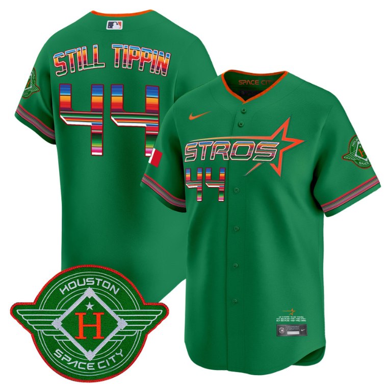 Still Tippin Jersey #44 Astros 2025 City Connect Mexico Vapor Premier Limited Stitched