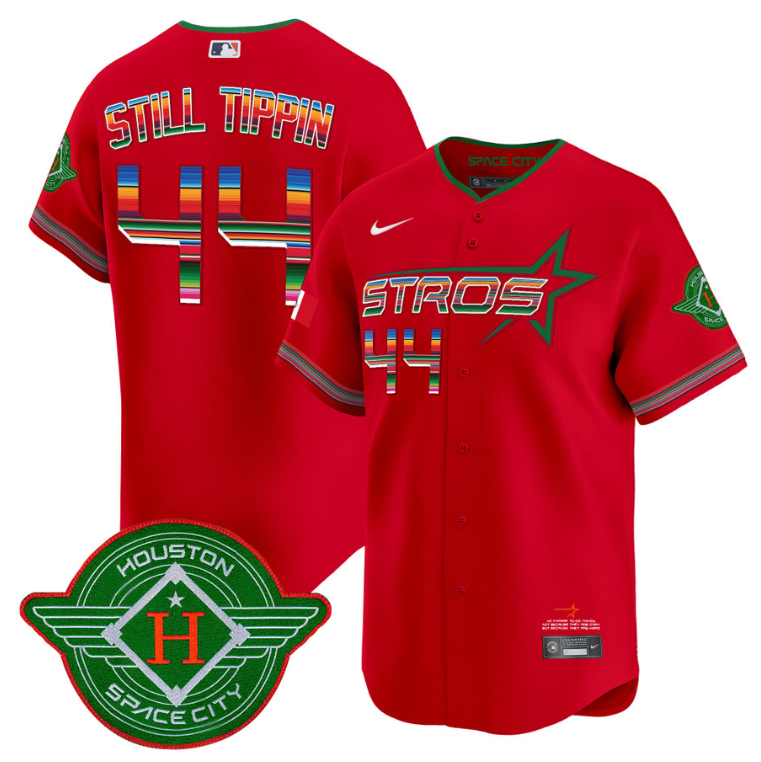 Still Tippin Jersey #44 Astros 2025 City Connect Mexico Vapor Premier Limited Stitched