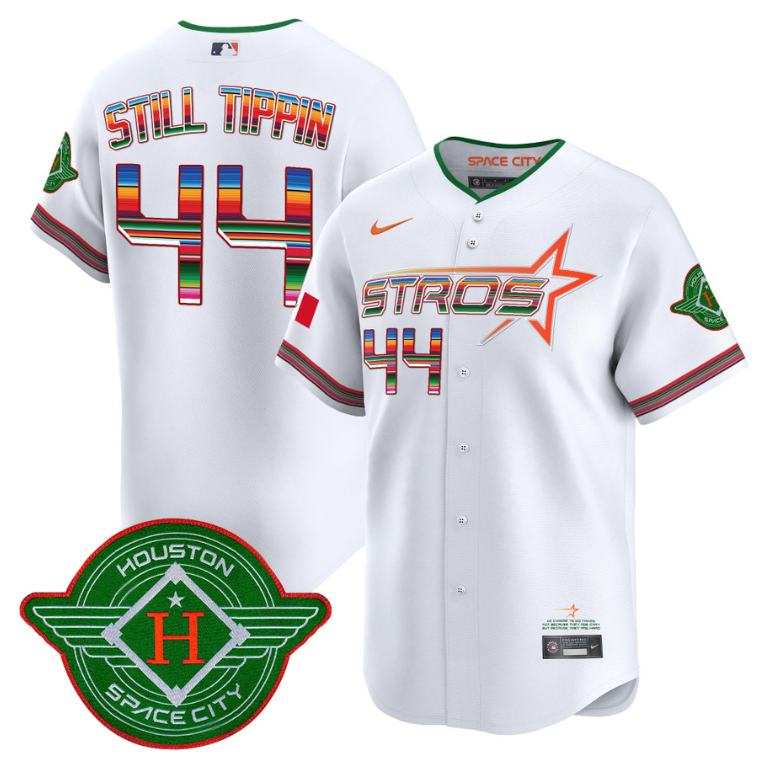 Still Tippin Jersey #44 Astros 2025 City Connect Mexico Vapor Premier Limited Stitched