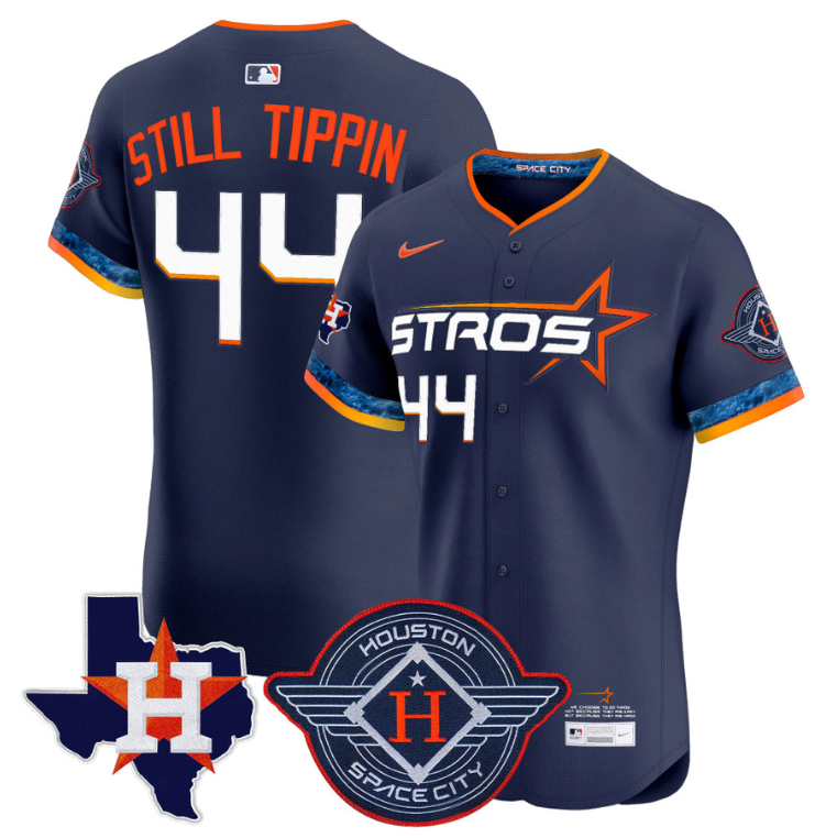 Still Tippin Jersey #44 Astros 2025 City Connect Mexico Vapor Premier Limited Stitched