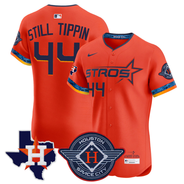 Still Tippin Jersey #44 Astros 2025 City Connect Mexico Vapor Premier Limited Stitched