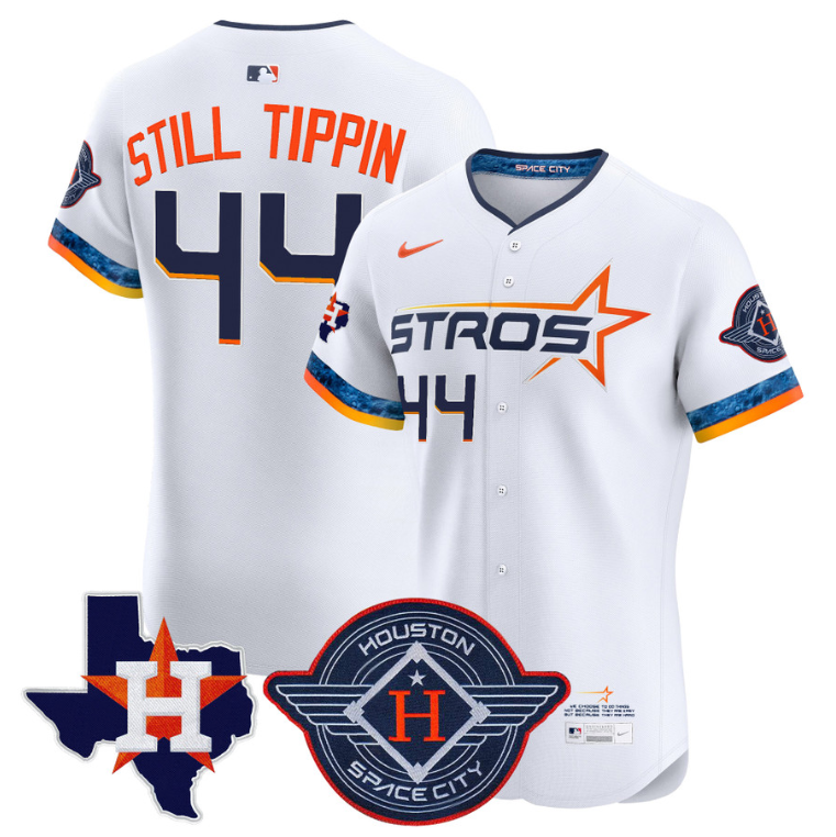 Still Tippin Jersey #44 Astros 2025 City Connect Mexico Vapor Premier Limited Stitched