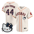 Still Tippin Jersey #44 Houston Astros Hello Kitty Premier Stitched