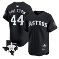 Still Tippin Jersey #44 Houston Astros Old English Edition Stitched