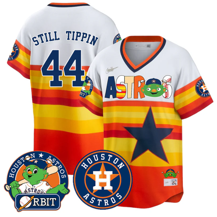 Still Tippin Jersey #44 Houston Astros Orbit Vapor Premier Limited Stitched