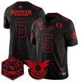 Stranger Things Jersey #5 Oregon Ducks Stranger Things Vapor Limited Stitched