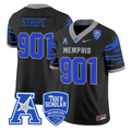 Stripe Jersey #901 Memphis Tigers 2025 Vapor Limited Stitched Black
