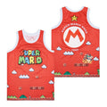 Super Mario Bros Movie Basketball Jersey Red