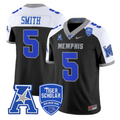 Sutton Smith Jersey #5 Memphis Tigers 2025 Vapor Limited Stitched Black Alter