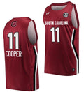 Talaysia Cooper Jersey South Carolina Gamecocks College Basketball Wine #11