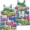 The Fresh Prince Of Belair #14 Smith Movie Basketball Jersey