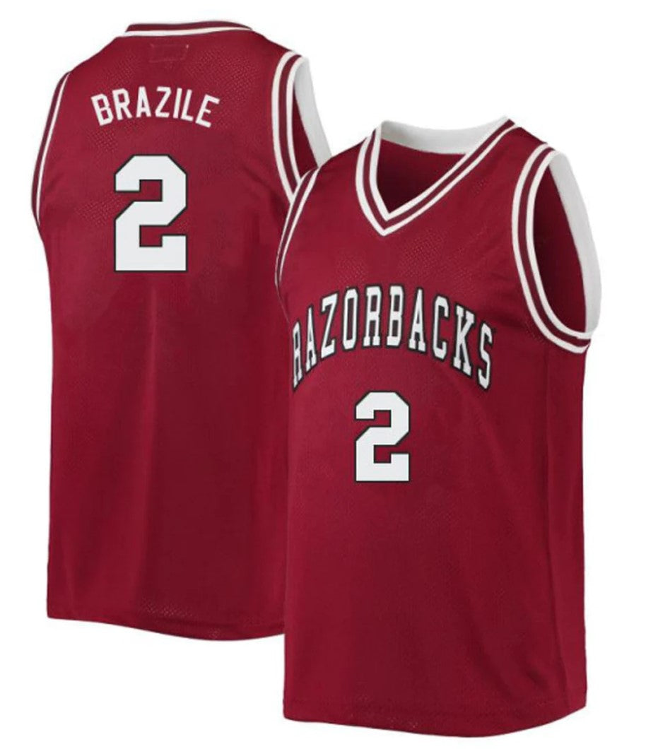 Trevon Brazile Jersey Arkansas Razorbacks College Basketball 100 Season #2