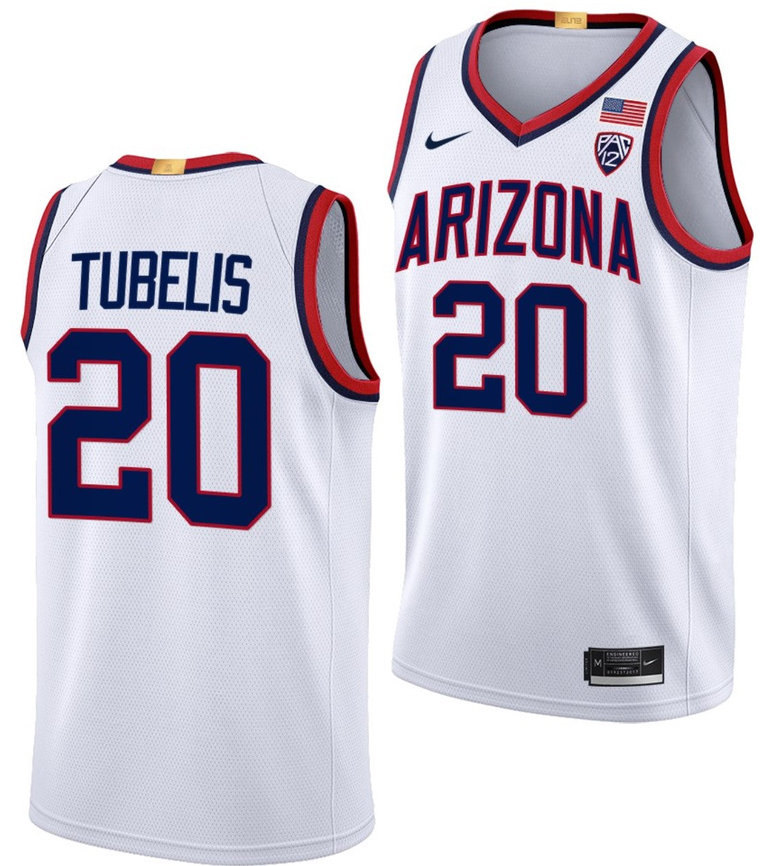 Tautvilas Tubelis Jersey Arizona Wildcats College Basketball Limited #20