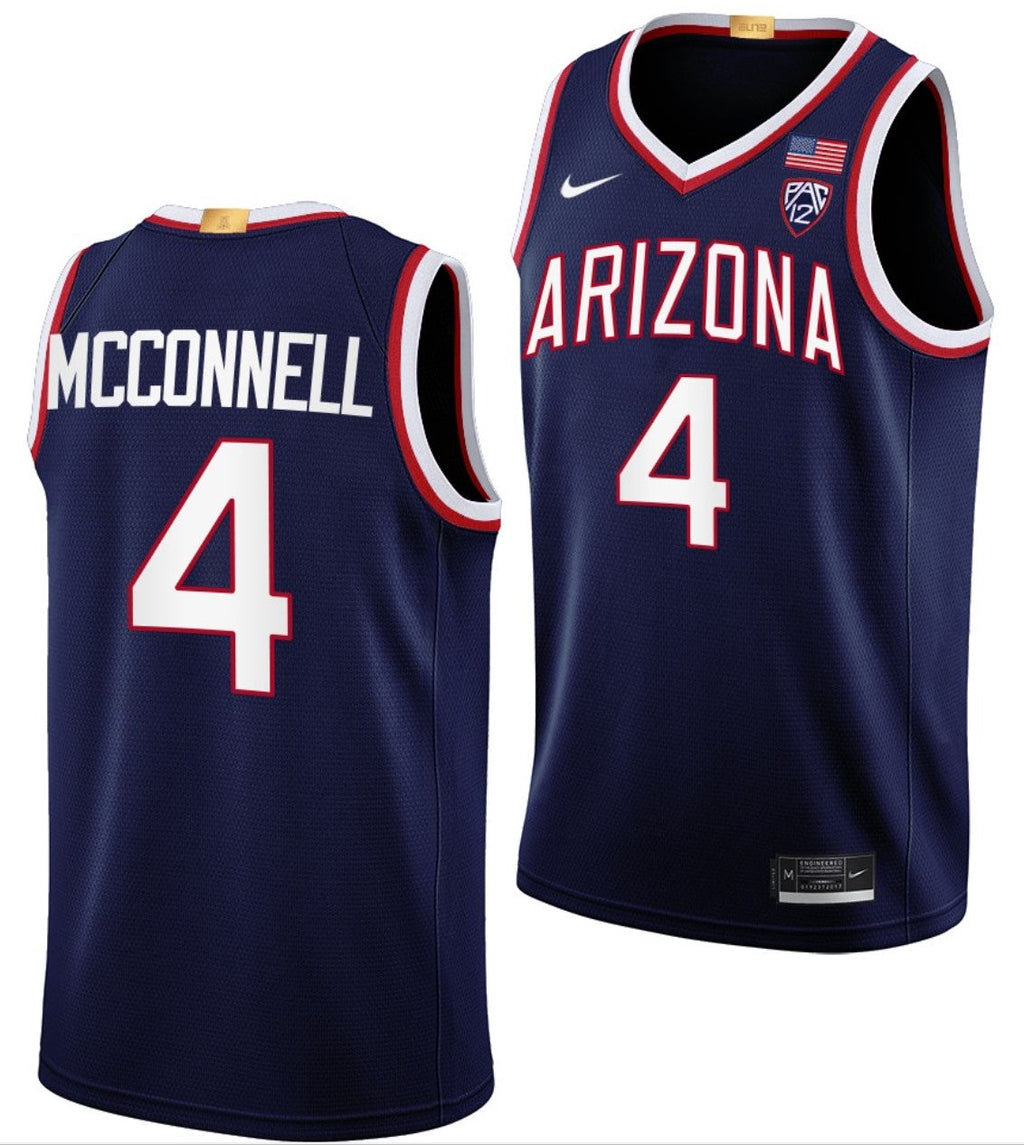 TJ McConnell Jersey Arizona Wildcats College Basketball Limited #4