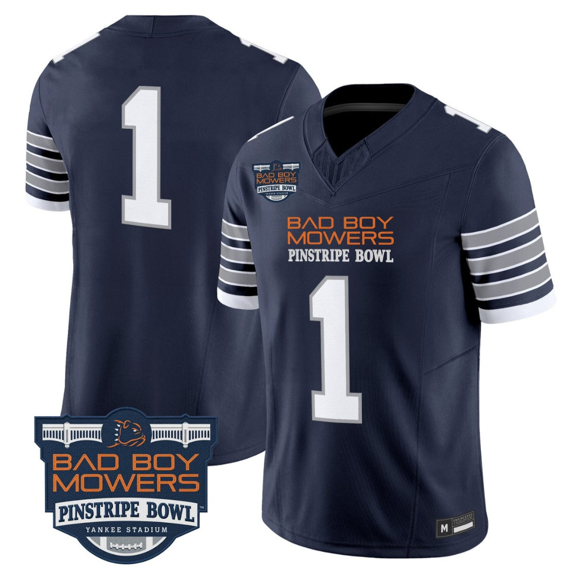 Team Jersey #1 Penn State 2025 Pinstripe Bowl Vapor Limited Stitched