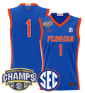 Team Jersey #1 Florida Gators 2025 Tournament Champions Patch Royal