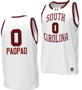 Te Hina Paopao Jersey #0 South Carolina Gamecocks Basketball Throwback Replica White