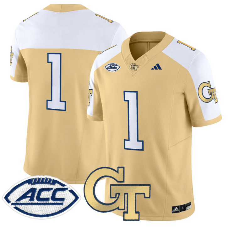 Team Jersey #1 Georgia Tech Yellow Jackets 2025 Limited Stitched