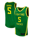 TJ Bamba Jersey #5 Oregon Ducks NIL Basketball Green