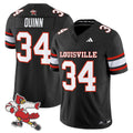 TJ Quinn Jersey #34 Louisville Cardinals 1980s Throwback Stitched