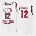 Trae Hannibal Jersey South Carolina Gamecocks College Basketball White Replica #12