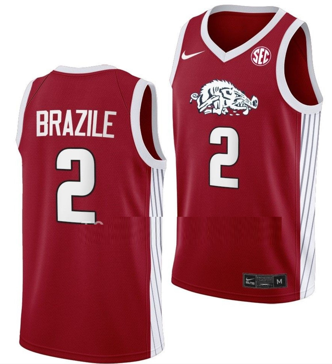 Trevon Brazile Jersey Arkansas Razorbacks College Basketball 100 Season #2